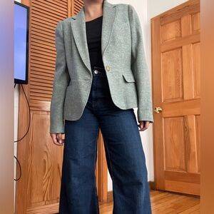 Talbots Oversized Tweed Blazer